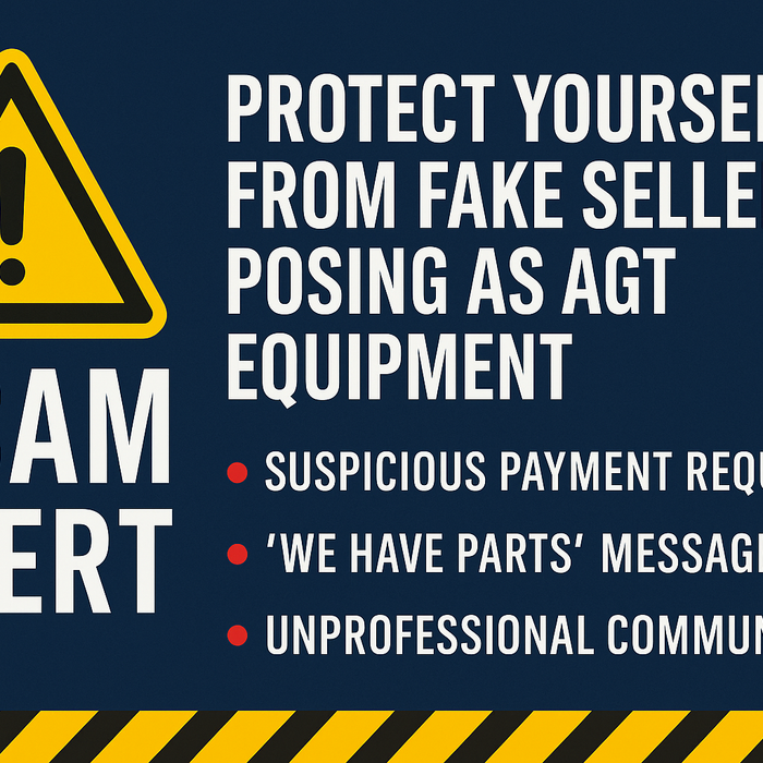 Scam Alert: Protect Yourself from Fake Sellers Posing as AGT Equipment