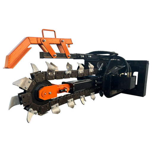 AGT-ECSSCT72 36" Trencher for Skid Steers with Universal Mounting Plate-agrotkindustrial