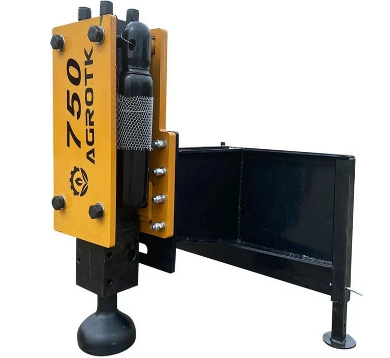 750 ft·lb Skid Steer Post Pounder Attachment | AGT-PD750-PZ