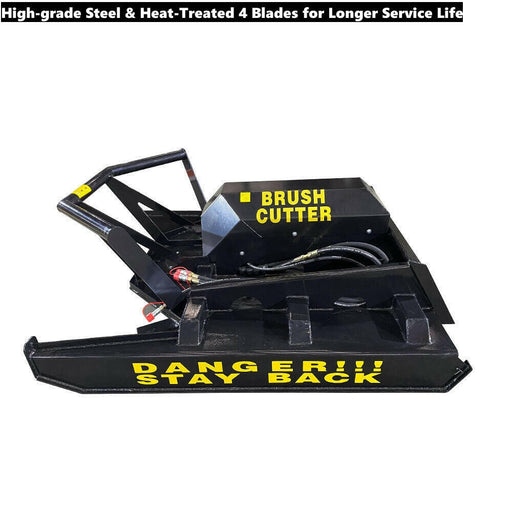 72 '' Heavy Duty Skid Steer Brush Cutter, 4 blade | AGT-HFRC72.