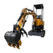 1 Ton 2024 AGT Mini Excavator W/ SIDE SWING BOOM & HYDRAULIC THUMB | AGT DM12-C.