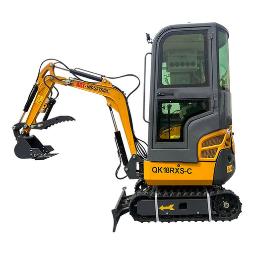 2024 Latest AGT RATO 1-ton Mini & Small Excavator, With Air Conditioning, Side Swing and Enclosed Cab For Sale |AGT-QK18RXS-C.