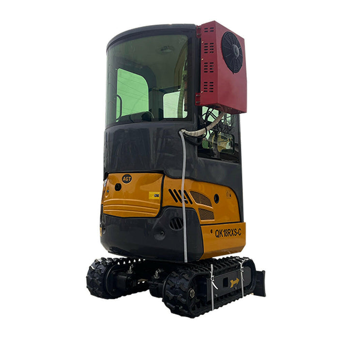 2024 Latest AGT RATO 1-ton Mini & Small Excavator, With Air Conditioning, Side Swing and Enclosed Cab For Sale |AGT-QK18RXS-C.