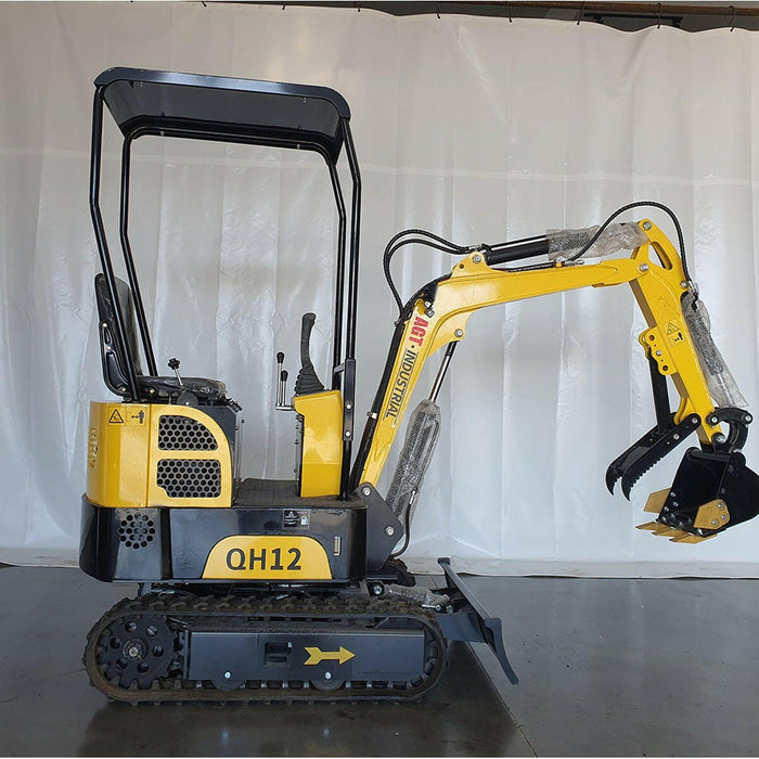 1 ton 13.5 HP B&S Mini & Small Excavator, Gasoline For Sale | AGT QH12.