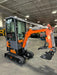 AGT 13.5HP 1-Ton Mini Excavator With Enclosed Cab Gas Engine| AGT-QH13R.