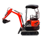 2024 Latest AGT Kubota 1.4 ton Mini & Small Excavator, Side Swing Diesel For Sale | AGT-NT18.