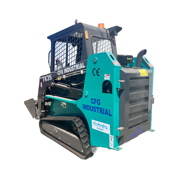 1.4 Ton, Open Cabin Skid Steer W/ Kubota Diesel Engine | TK35