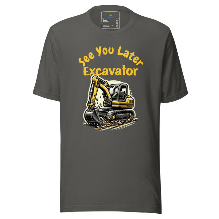 Mini Excavator T-shirt, Family Excavating T-shirt.